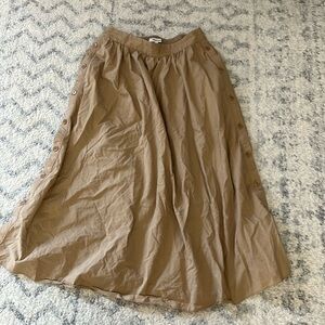 Madewell Tan Skirt